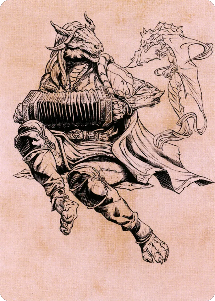 Korlessa, Scale Singer — Battle for Baldur's Gate Art Series — Magic: The Gathering