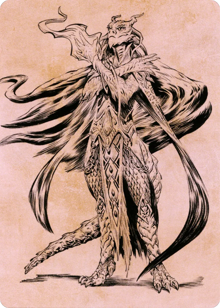 Lozhan, Dragons' Legacy — Battle for Baldur's Gate Art Series — Magic: The Gathering
