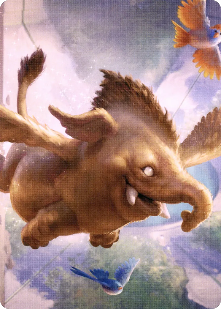 Lulu, Loyal Hollyphant — Battle for Baldur's Gate Art Series — Magic: The Gathering
