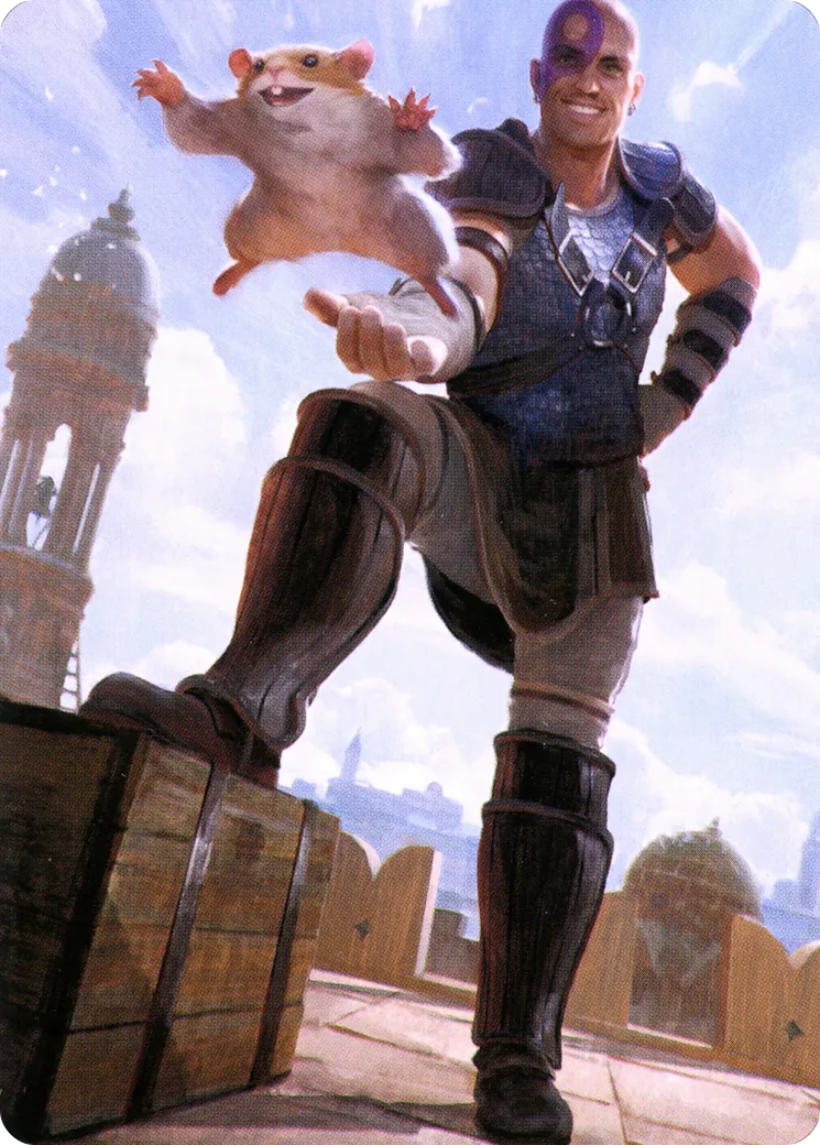 Minsc & Boo, Timeless Heroes — Battle for Baldur's Gate Art Series — Magic: The Gathering