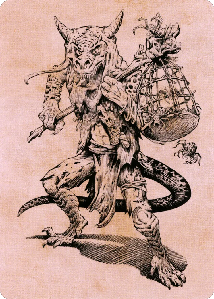 Taunting Kobold — Battle for Baldur's Gate Art Series — Magic: The Gathering