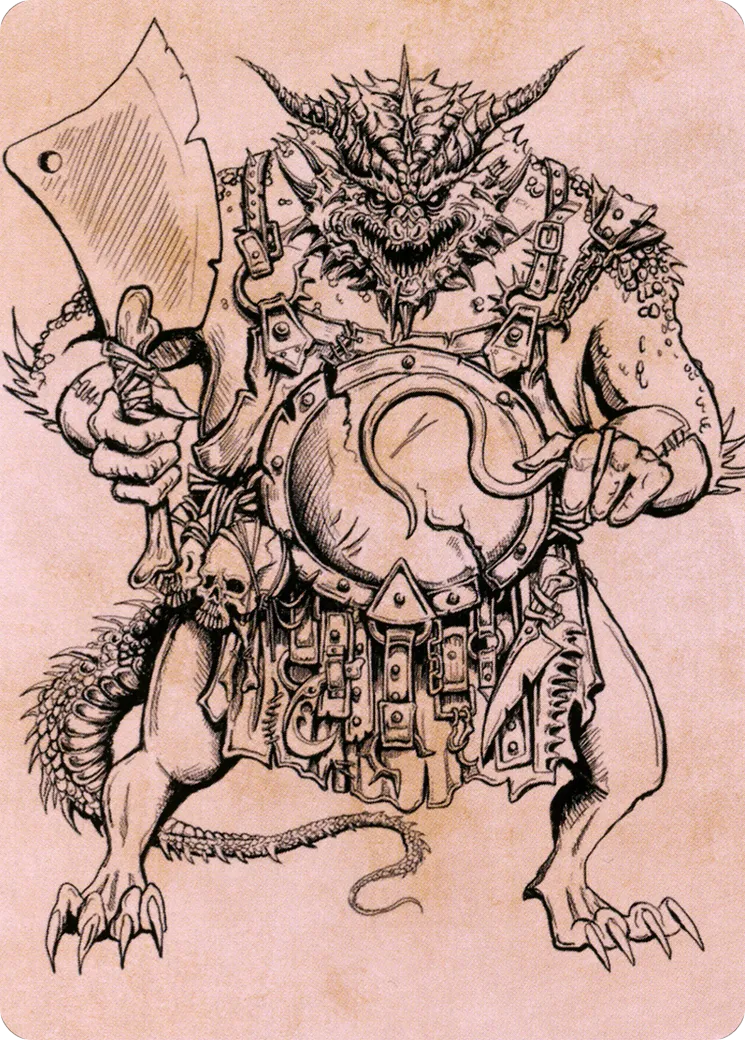 Thrakkus the Butcher — Battle for Baldur's Gate Art Series — Magic: The Gathering