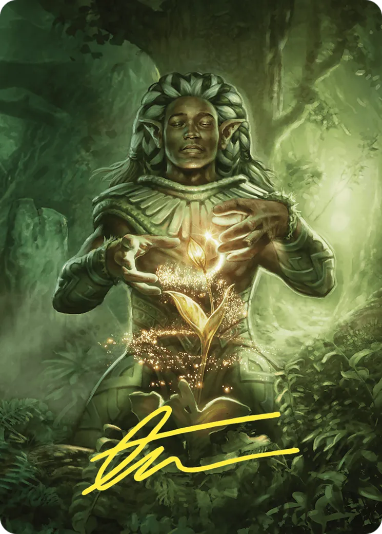 Elvish Mystic — Commander Masters Art Series — Magic: The Gathering