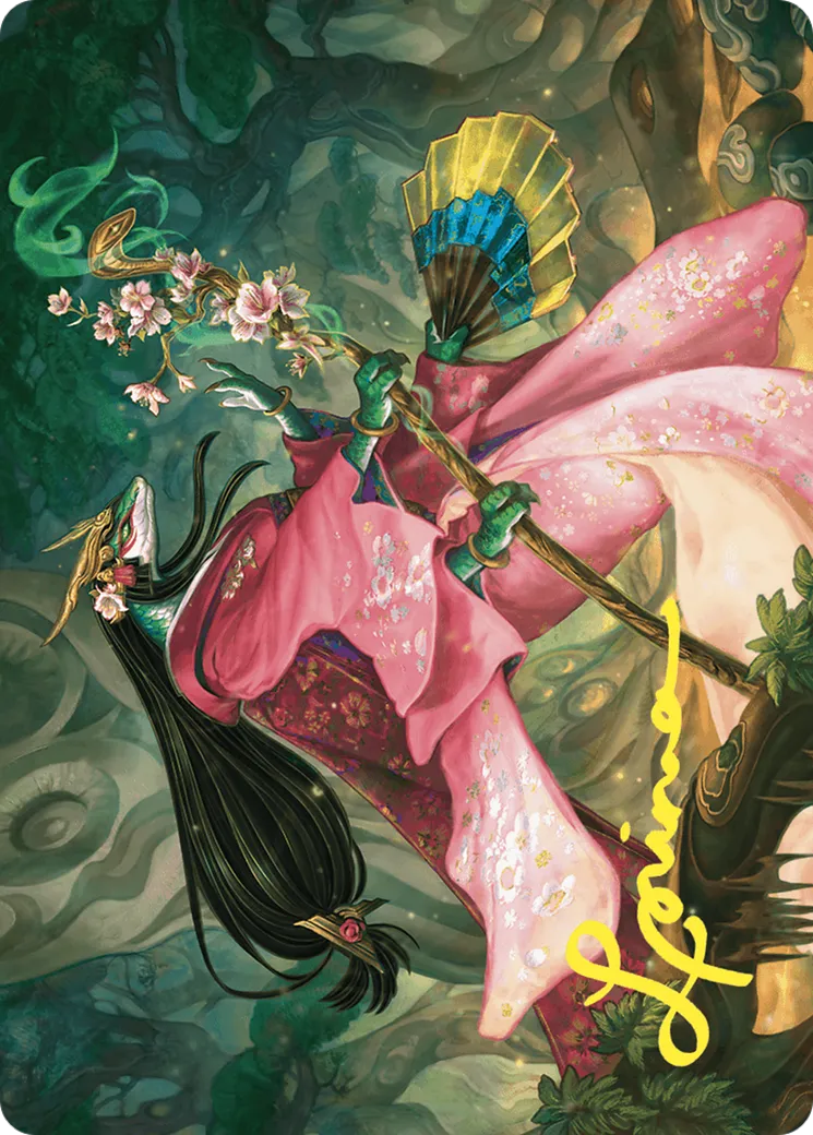 Sakiko, Mother of Summer — Commander Masters Art Series — Magic: The Gathering