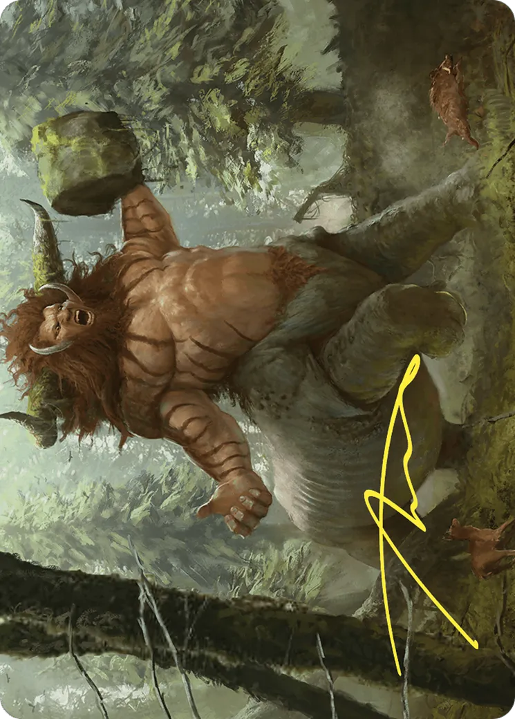Stonehoof Chieftain — Commander Masters Art Series — Magic: The Gathering