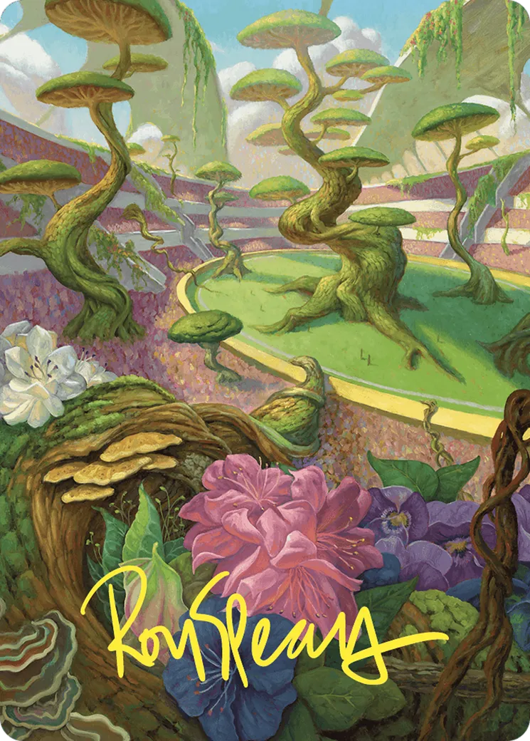 Undergrowth Stadium — Commander Masters Art Series — Magic: The Gathering