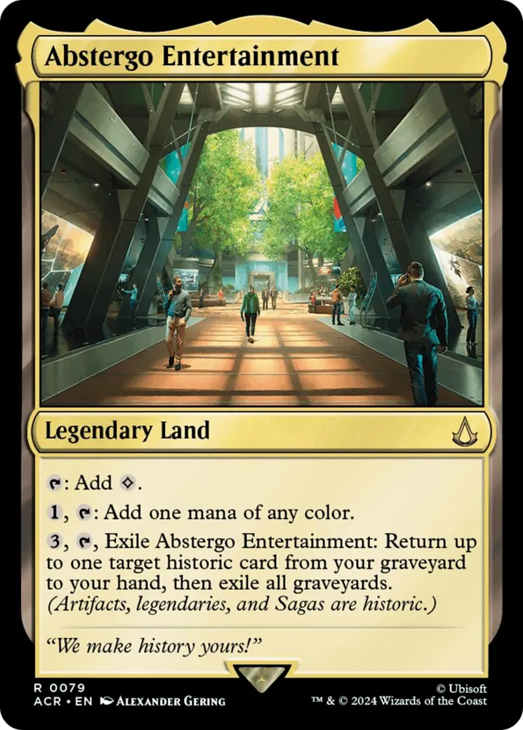 Abstergo Entertainment — Assassin's Creed — Magic: The Gathering