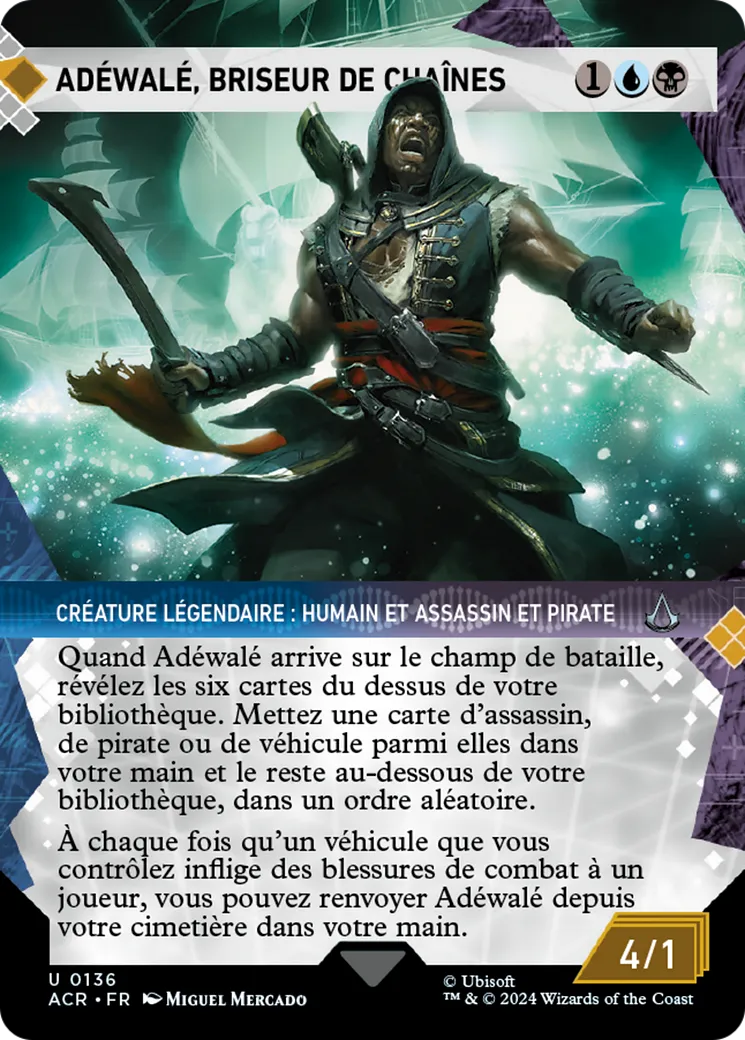 Adéwalé, briseur de chaînes — Assassin's Creed — Magic: The Gathering