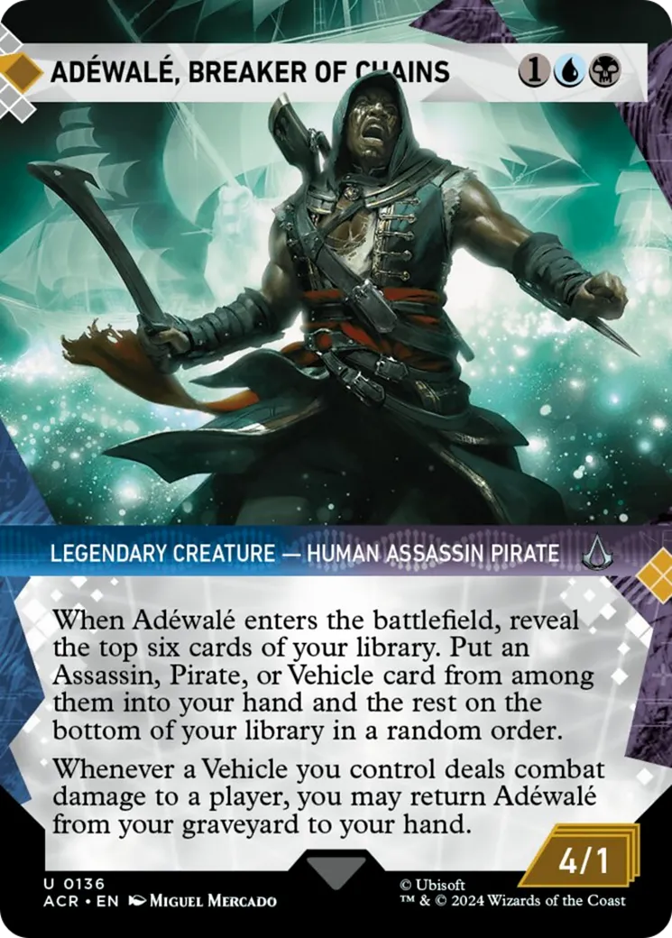 Adéwalé, briseur de chaînes — Assassin's Creed — Magic: The Gathering