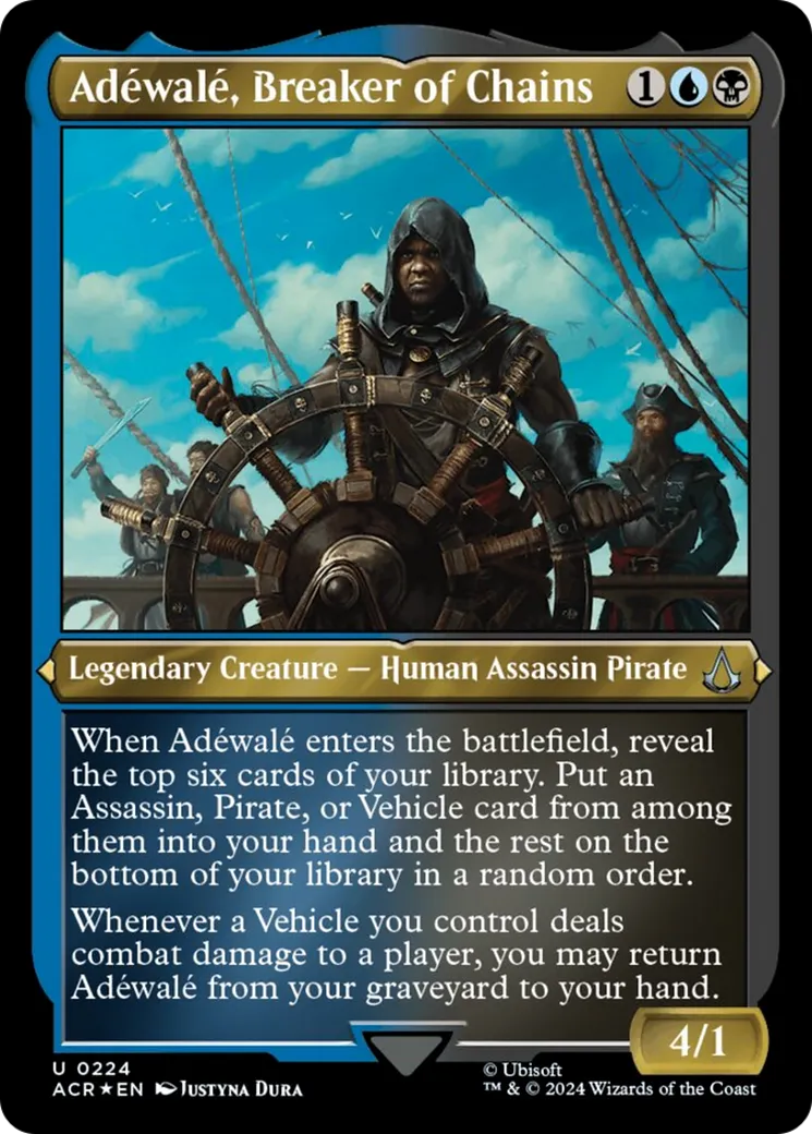 Adéwalé, Breaker of Chains — Assassin's Creed — Magic: The Gathering
