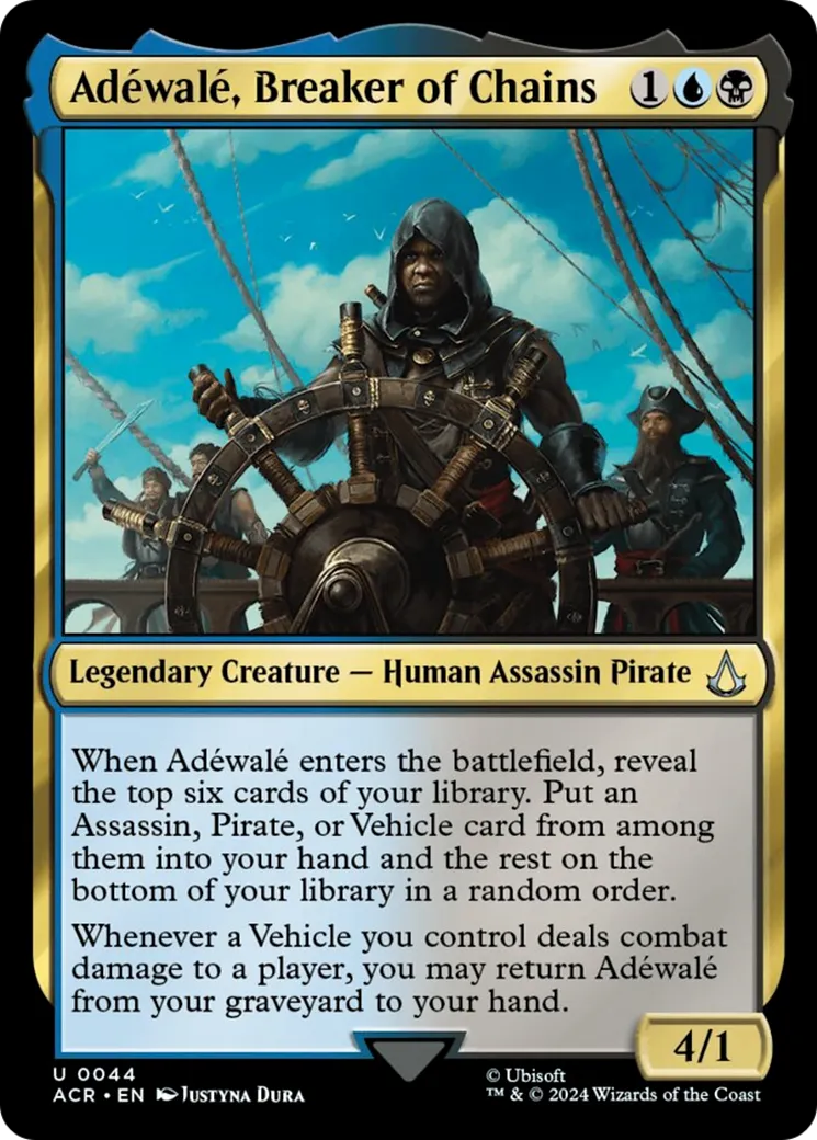 Adéwalé, briseur de chaînes — Assassin's Creed — Magic: The Gathering