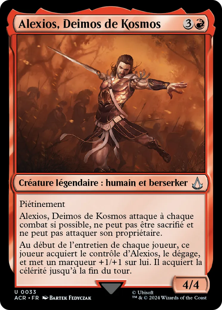 Alexios, Deimos de Kosmos — Assassin's Creed — Magic: The Gathering