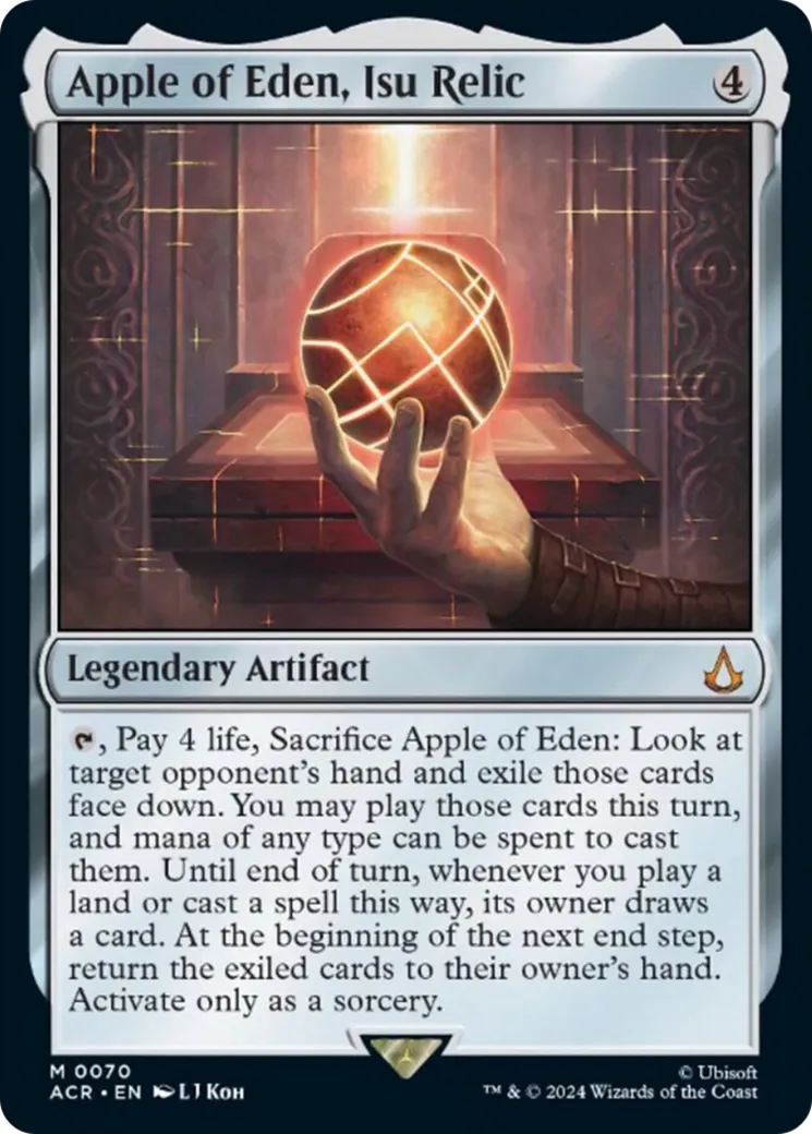 Apple of Eden, Isu Relic — Assassin's Creed — Magic: The Gathering