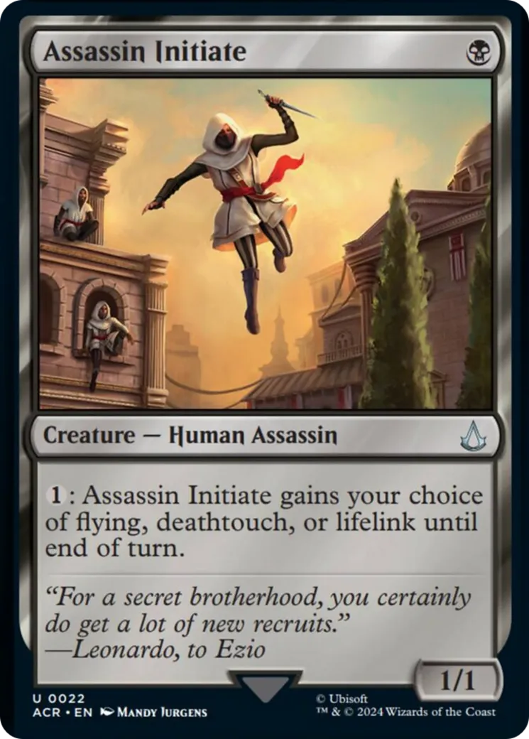 Assassin Initiate — Assassin's Creed — Magic: The Gathering