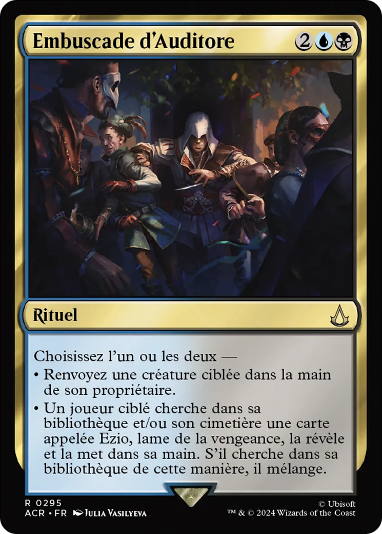 Embuscade d'Auditore — Assassin's Creed — Magic: The Gathering
