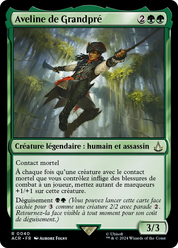 Aveline de Grandpré — Assassin's Creed — Magic: The Gathering