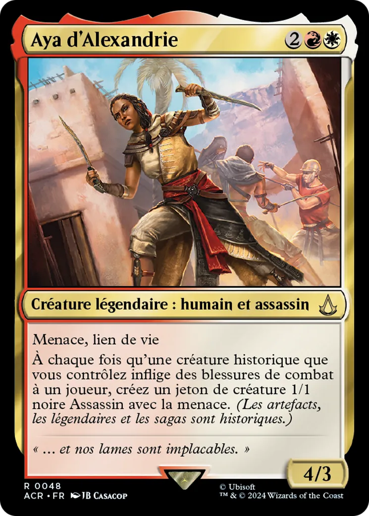 Aya d'Alexandrie — Assassin's Creed — Magic: The Gathering