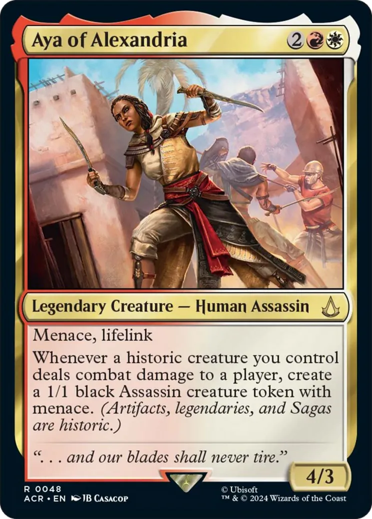 Aya of Alexandria — Assassin's Creed — Magic: The Gathering