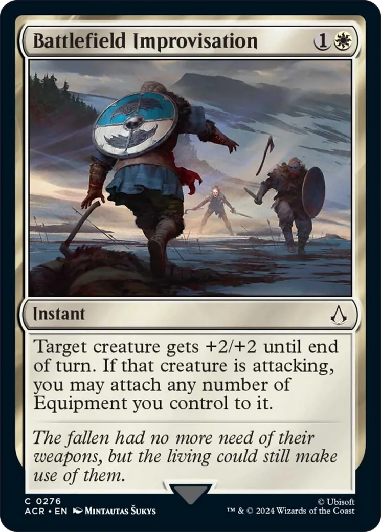 Battlefield Improvisation from Assassin's Creed - Magic: The Gathering