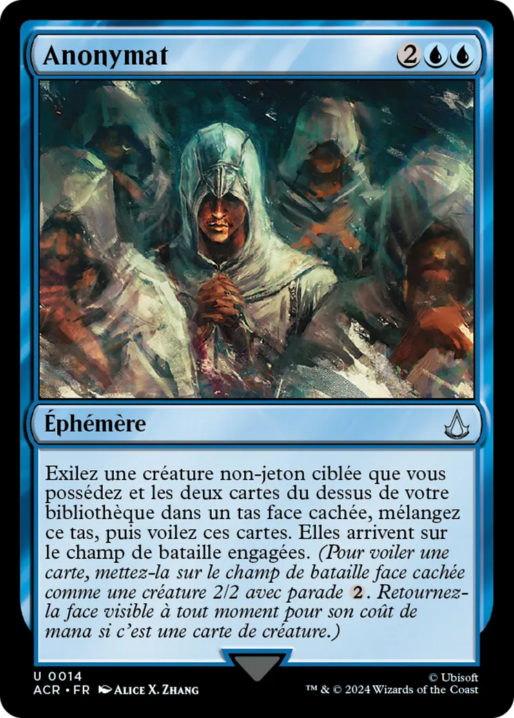 Anonymat — Assassin's Creed — Magic: The Gathering