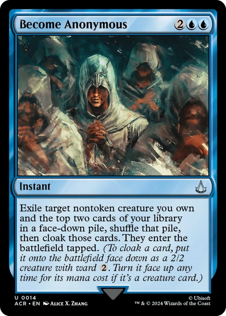 Anonymat — Assassin's Creed — Magic: The Gathering
