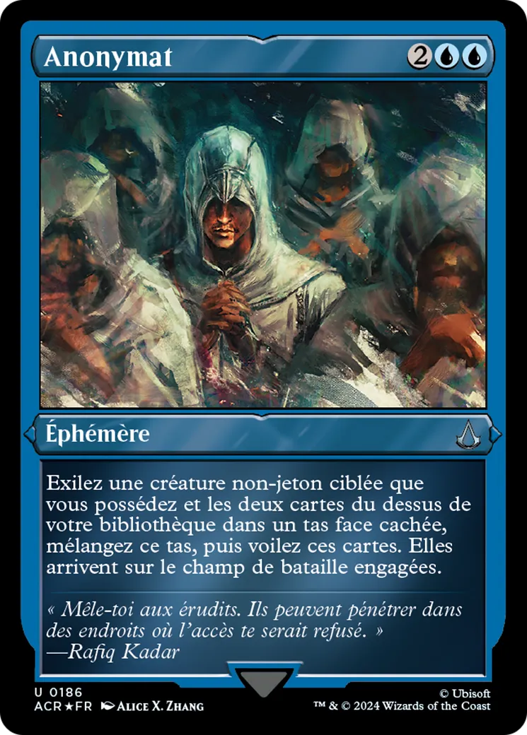 Anonymat — Assassin's Creed — Magic: The Gathering