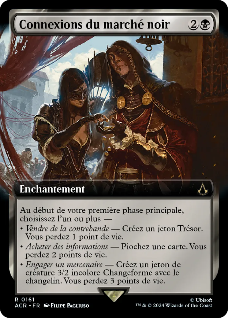 Connexions du marché noir — Assassin's Creed — Magic: The Gathering