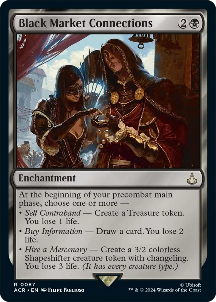 Black Market Connections — Assassin's Creed — Magic: The Gathering