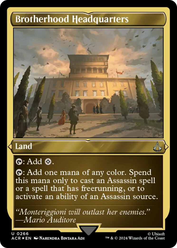 Brotherhood Headquarters — Assassin's Creed — Magic: The Gathering