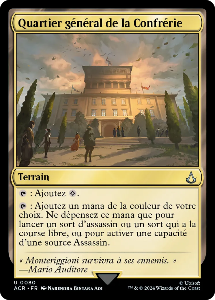 Quartier général de la Confrérie — Assassin's Creed — Magic: The Gathering