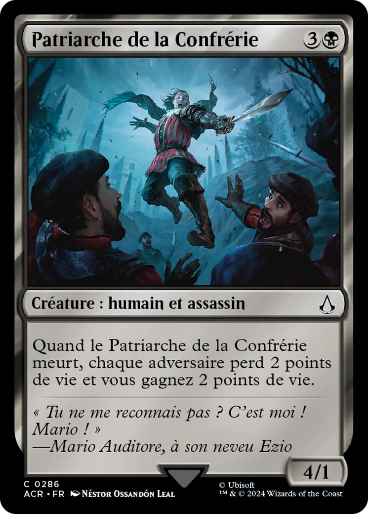 Patriarche de la Confrérie — Assassin's Creed — Magic: The Gathering