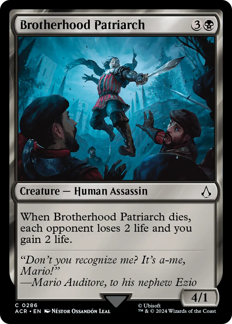 Brotherhood Patriarch — Assassin's Creed — Magic: The Gathering