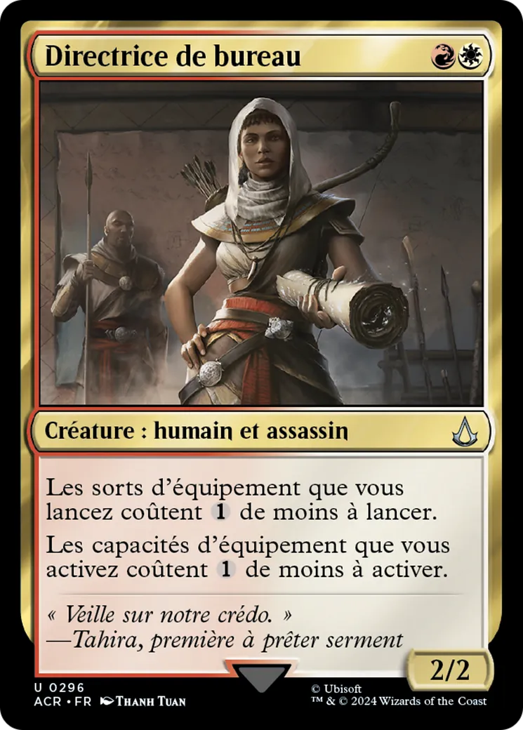 Directrice de bureau — Assassin's Creed — Magic: The Gathering