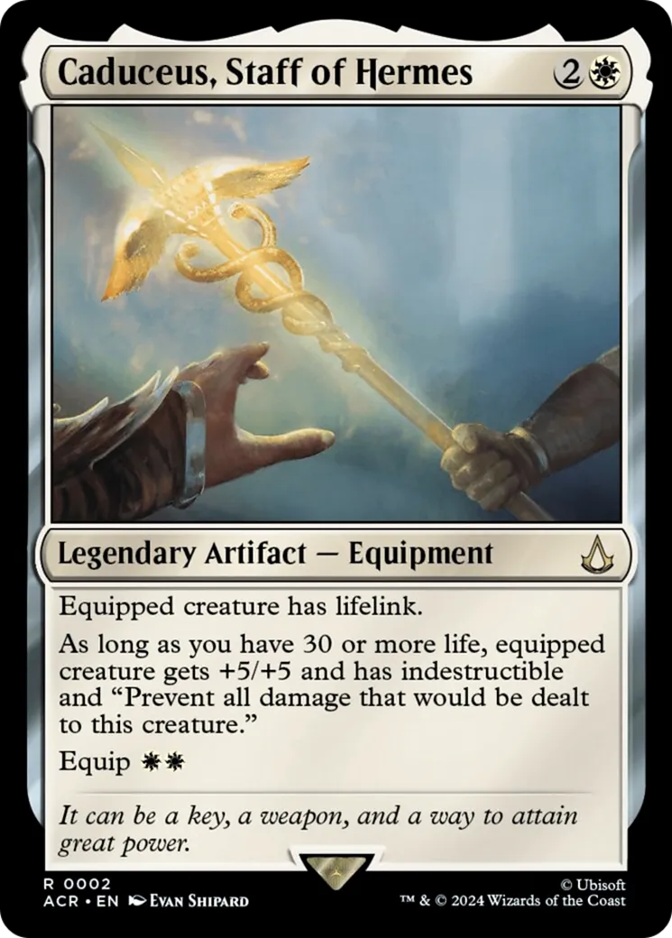 Caduceus, Staff of Hermes — Assassin's Creed — Magic: The Gathering