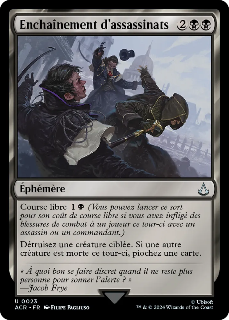 Enchaînement d'assassinats — Assassin's Creed — Magic: The Gathering