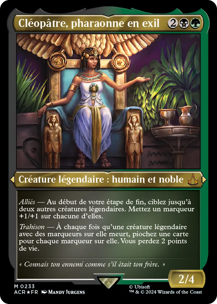 Cléopâtre, pharaonne en exil — Assassin's Creed — Magic: The Gathering