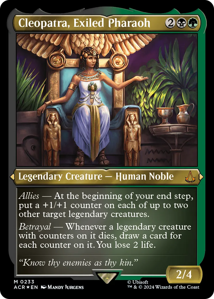 Cleopatra, Exiled Pharaoh — Assassin's Creed — Magic: The Gathering