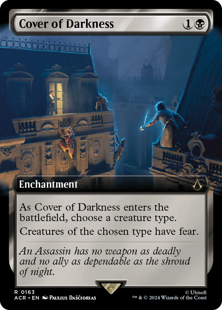 Cover of Darkness — Assassin's Creed — Magic: The Gathering