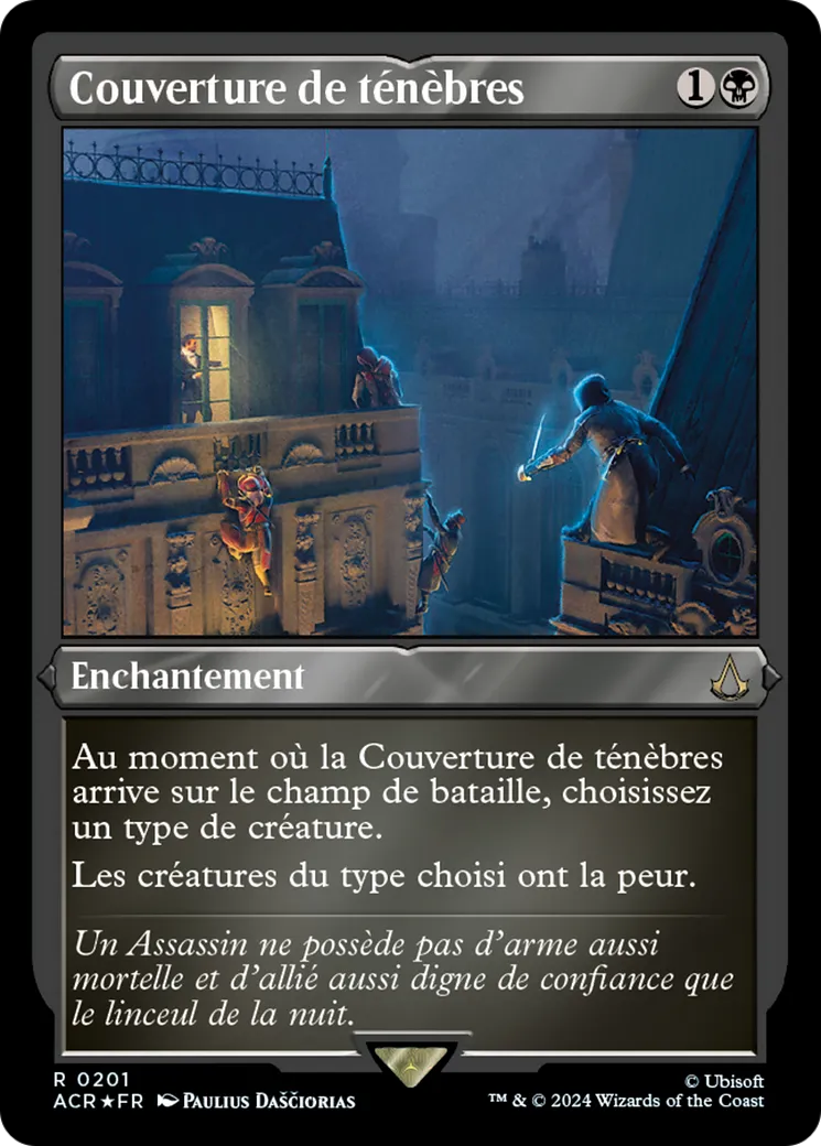 Couverture de ténèbres — Assassin's Creed — Magic: The Gathering
