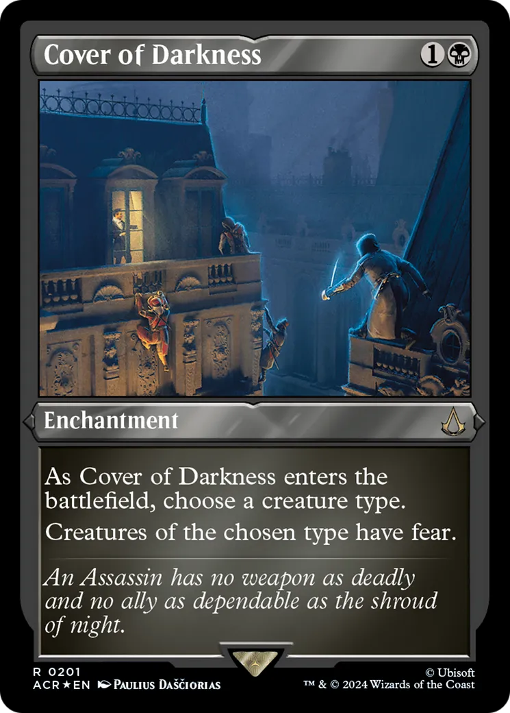 Cover of Darkness — Assassin's Creed — Magic: The Gathering