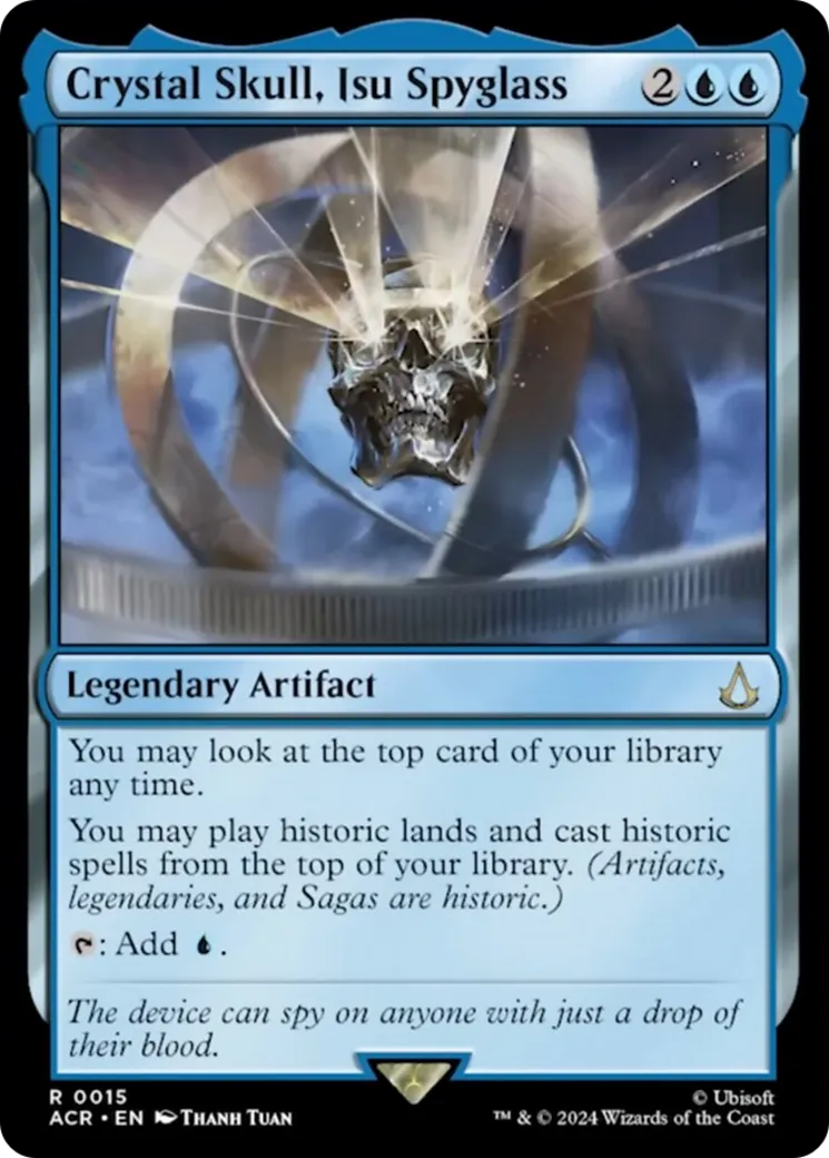 Crystal Skull, Isu Spyglass — Assassin's Creed — Magic: The Gathering