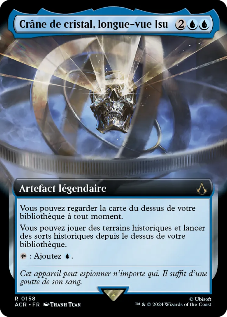 Crâne de cristal, longue-vue Isu — Assassin's Creed — Magic: The Gathering