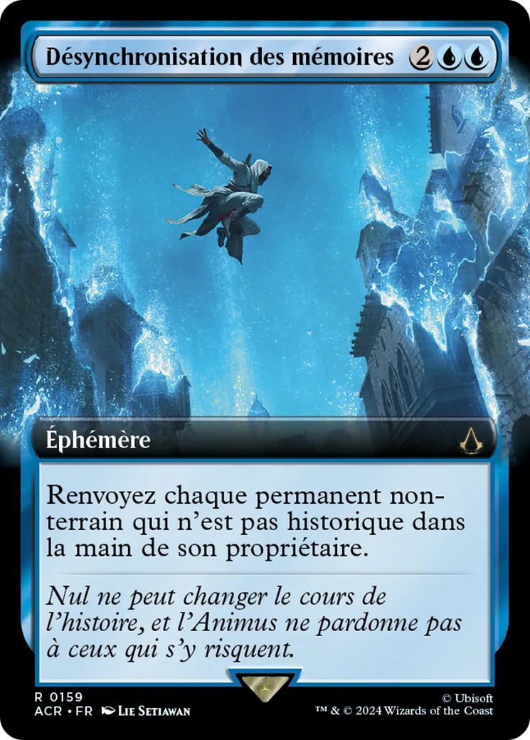 Désynchronisation des mémoires — Assassin's Creed — Magic: The Gathering