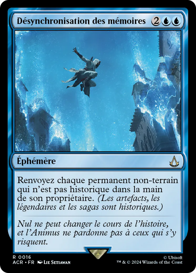 Désynchronisation des mémoires from Assassin's Creed - Magic: The Gathering