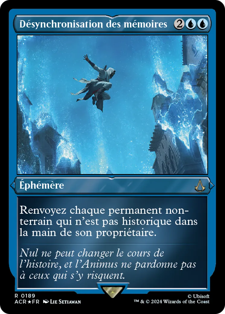 Désynchronisation des mémoires — Assassin's Creed — Magic: The Gathering