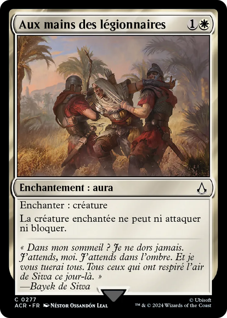 Aux mains des légionnaires — Assassin's Creed — Magic: The Gathering