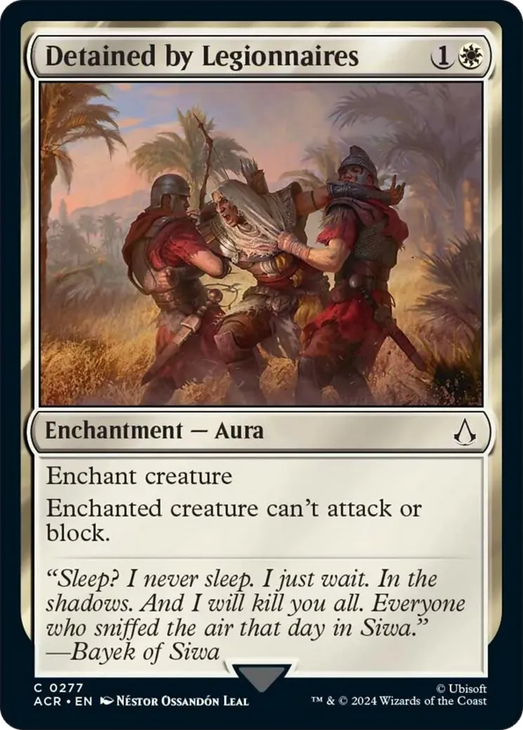 Detained by Legionnaires — Assassin's Creed — Magic: The Gathering