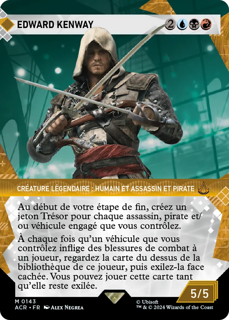 Edward Kenway from Assassin's Creed - Magic: The Gathering
