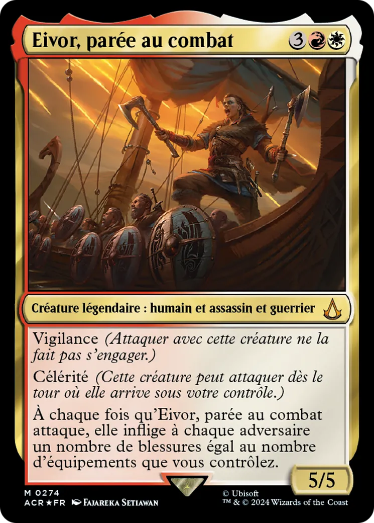 Eivor, parée au combat — Assassin's Creed — Magic: The Gathering