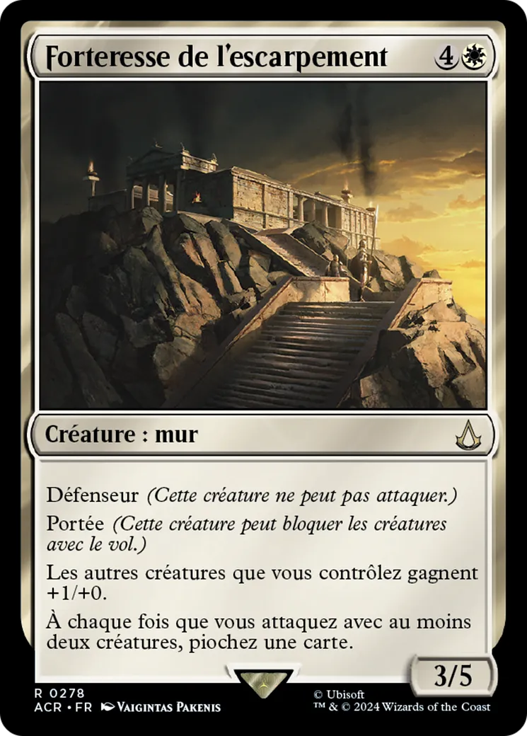 Forteresse de l'escarpement — Assassin's Creed — Magic: The Gathering